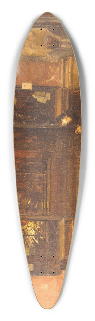 Albin Egger Lienz - Inneres Der Johanneskirche In Mnchen 39.3 inch art pintail longboard deck