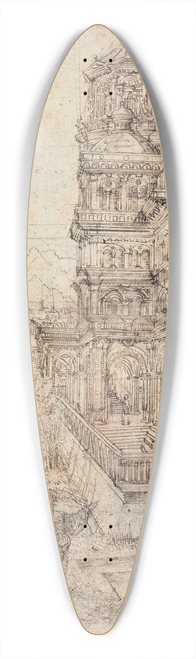 Albrecht Altdorfer - Susanna at her Bath 39.3 inch art pintail longboard deck