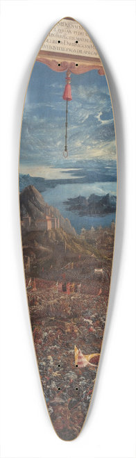 Albrecht Altdorfer - The Battle of Alexander at Issus 39.3 inch art pintail longboard deck