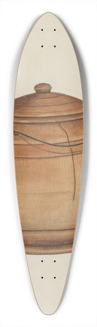 Al Curry - Sugar Container 39.3 inch art pintail longboard deck