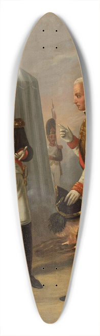 Aleksander Stankiewicz - Napoleon and Francis II after the Battle of Austerlitz 39.3 inch art pintail longboard deck