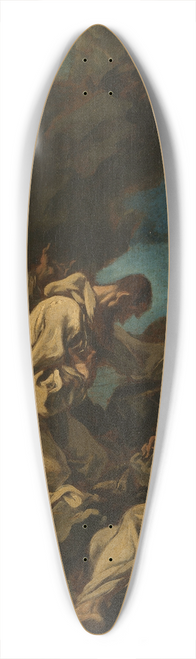 Alessandro Magnasco - Three Camaldolese Monks in Ecstatic Prayer 39.3 inch art pintail longboard deck