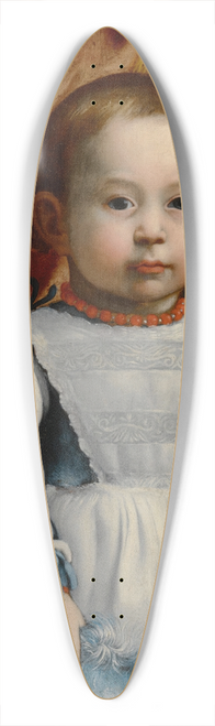 Alessandro Mattia da Farnese - Portrait of Prince Augusto Chigi, age 21 months 39.3 inch art pintail longboard deck