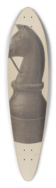 Alexander Anderson - Horse Head Hitching Post 39.3 inch art pintail longboard deck