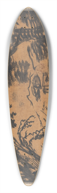 Alexander Cozens - The Glade 39.3 inch art pintail longboard deck
