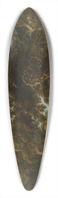 Alexander Keirincx - Landscape with a Deer Hunt 39.3 inch art pintail longboard deck