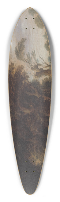 Alexander Keirincx - Wooded Landscape with Bathing Nymps 39.3 inch art pintail longboard deck