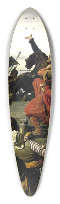 Alexander von Wagner - The Self-Sacrifice Of Titusz Dugovics 39.3 inch art pintail longboard deck