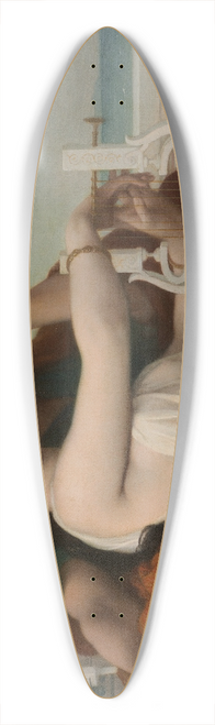 Alexandre Cabanel - Algae and Boniface 39.3 inch art pintail longboard deck