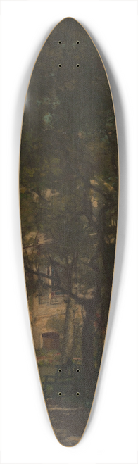 Alexandre Falguire - Maison de campagne de lartiste 39.3 inch art pintail longboard deck