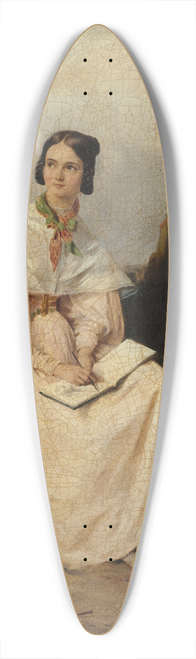 Alexandre Marie Colin - Hlose Colin dessinant dans la campagne nmoise. 39.3 inch art pintail longboard deck