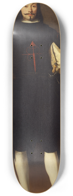Bartolom Estebn Murillo - Portrait of Don Diego Felix de Esquivel y Aldama 8.25 inch art skate deck
