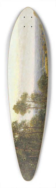 Alfred Augustus Glendening - Shepherd and his flock 39.3 inch art pintail longboard deck