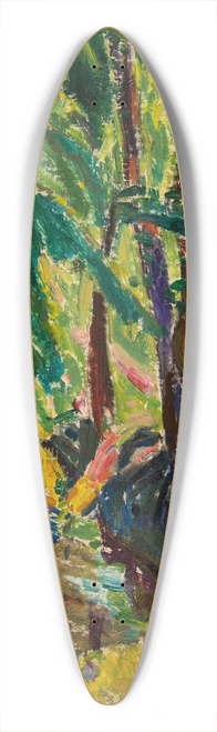 Alfred Henry Maurer - Landscape 39.3 inch art pintail longboard deck