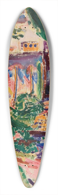 Alfred Henry Maurer - Landscape With House 39.3 inch art pintail longboard deck