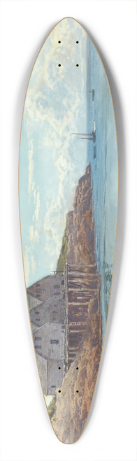 Alfred Thompson Bricher - Coastal View 39.3 inch art pintail longboard deck