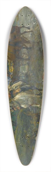 Alfred Von Wierusz-Kowalski - Polish Wedding Procession 39.3 inch art pintail longboard deck