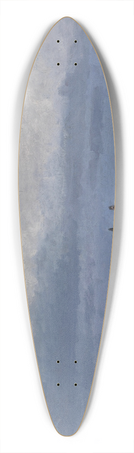 Alfred Zoff - Meeresbrandung mit Segelschiffen 39.3 inch art pintail longboard deck