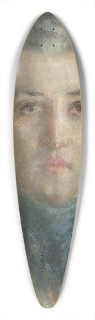 Alice Pike Barney - The Young Diplomat (Seor Algara) 39.3 inch art pintail longboard deck