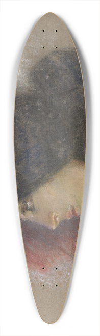 Alice Pike Barney - Vamp of 1900 (Lottie Stein) 39.3 inch art pintail longboard deck