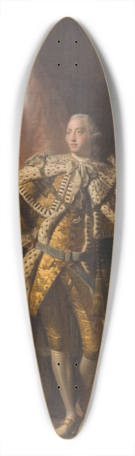Allan Ramsay - George III Of England 39.3 inch art pintail longboard deck