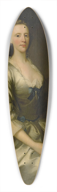 Allan Ramsay - Portrait Of A Lady, Three-Quarter Length, Seated At A Harpsichord, Holding A Sheet Of Music 39.3 inch art pintail longboard deck