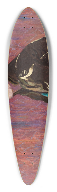 Allen Tucker - Bagdad 39.3 inch art pintail longboard deck