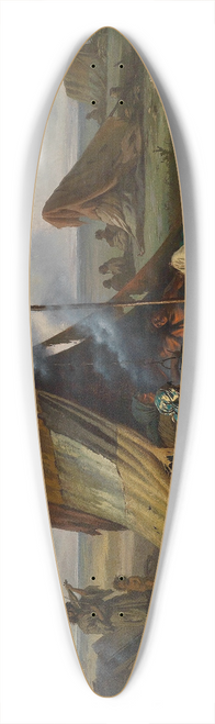 Alois Schnn - Lagernde Zigeuner 39.3 inch art pintail longboard deck