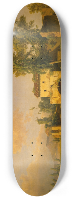 Beniamino De Francesco - Italian Landscape 8.25 inch art skate deck