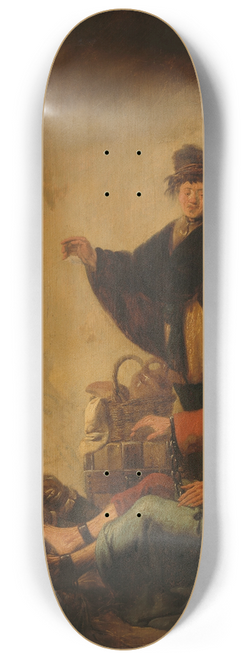 Benjamin Gerritsz. Cuyp - Joseph Interpreting the Dreams of the Baker and the Butler 8.25 inch art skate deck