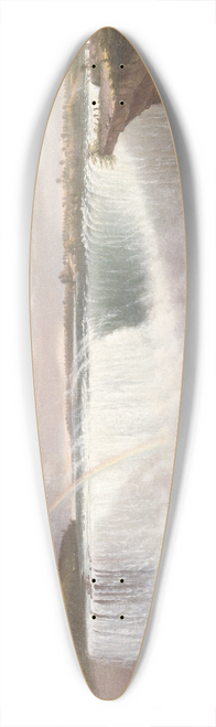 Alvan Fisher - The Great Horseshoe Fall, Niagara 39.3 inch art pintail longboard deck