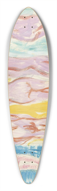 Alvar Cawn - Alastomat 39.3 inch art pintail longboard deck