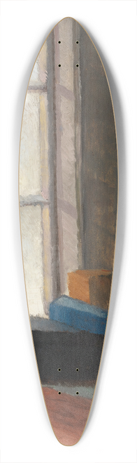 Alvar Cawn - By the Window 39.3 inch art pintail longboard deck
