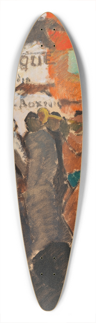 Alvar Cawn - Circus in Paris 39.3 inch art pintail longboard deck