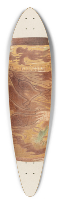 Alvin Shiren - Pitcher 39.3 inch art pintail longboard deck