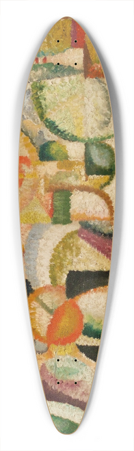 Amadeo de Souza-Cardoso - Study A 39.3 inch art pintail longboard deck