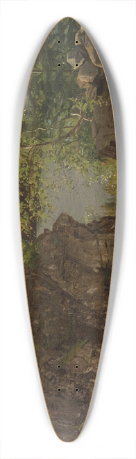 Amaldus Nielsen - Aarhus, Suldal, Ryfylke 39.3 inch art pintail longboard deck