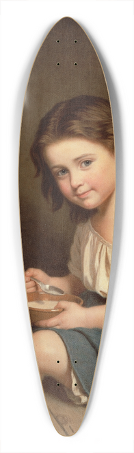 Amalia Lindegren - Breakfast 39.3 inch art pintail longboard deck