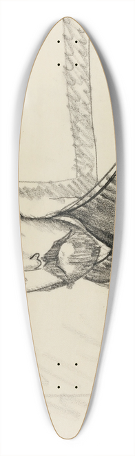 Amedeo Modigliani - Portrait of Paul Alexandre 39.3 inch art pintail longboard deck