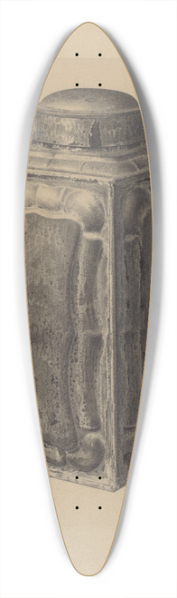 Amelia Tuccio - Tea Caddy 39.3 inch art pintail longboard deck
