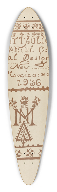 American 20th Century - Tile Page for Portfolio 39.3 inch art pintail longboard deck