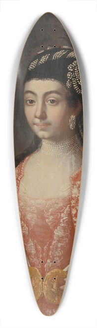 Anders Eklund - Elisabeth Palm 39.3 inch art pintail longboard deck