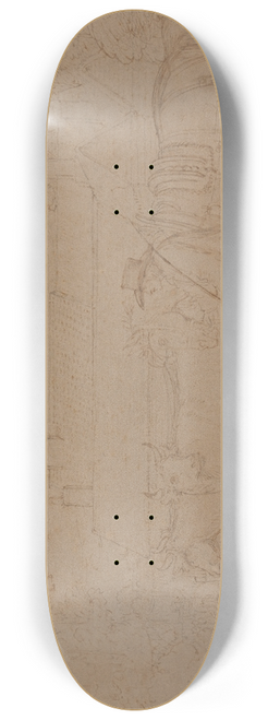 Benjamin West - A Farm near Windsor 8.25 inch art skate deck