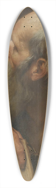 Andrea Sacchi - Saint Andrew 39.3 inch art pintail longboard deck
