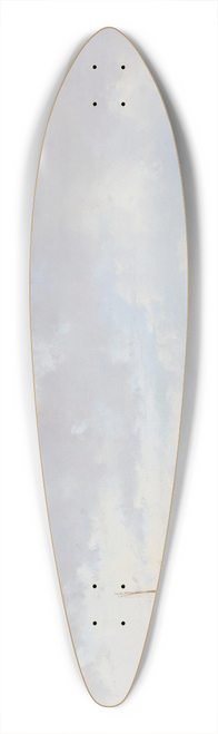 Andreas Schelfhout - Shepherds And A Horseman By A Mill, Haarlem In The Background 39.3 inch art pintail longboard deck