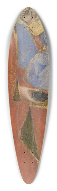 Andrea Vanni - Saint Anna and the Infant Mary 39.3 inch art pintail longboard deck
