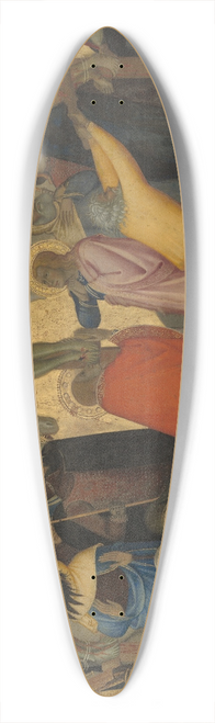 Andrea Vanni - Scenes from the Passion of Christ  The Crucifixion (middle panel) 39.3 inch art pintail longboard deck
