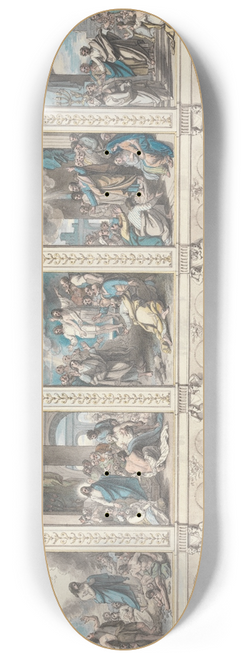 Benjamin West - Design for a Wall of the Chapel of Revealed Religion 8.25 inch art skate deck