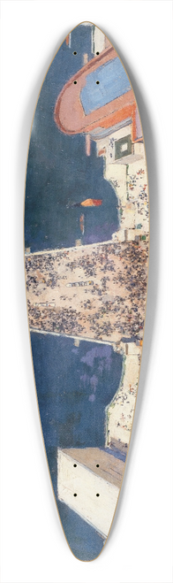 Andr Victor douard Devambez - La colline de Chaillot pendant lexposition Internationale de 1937, vue de la Tour Eiffel. 39.3 inch art pintail longboard deck