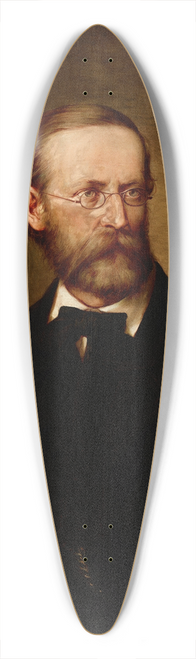 Andrzej Bronisaw Grabowski - Portrait of Jzef Szujski 39.3 inch art pintail longboard deck